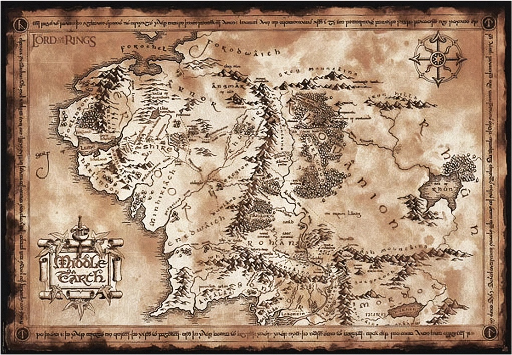 Mapa Středozemě
