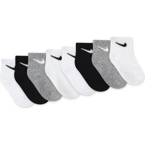 Nike Чорапи Nike 8 Pack Quarter Socks - White/Dark Gray