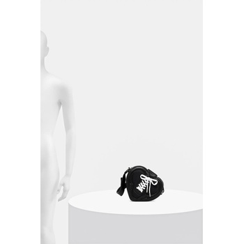 Ambush Кожена чанта AMBUSH Strapped Heart Shoulder Bag в черно 12115063 (12115063)