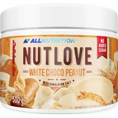 Allnutrition Nutlove biela čokoláda/arašidy 500 g