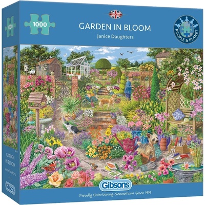 Gibsons Пъзел Gibsons от 1000 части - Цъфтяща градина (G6368)