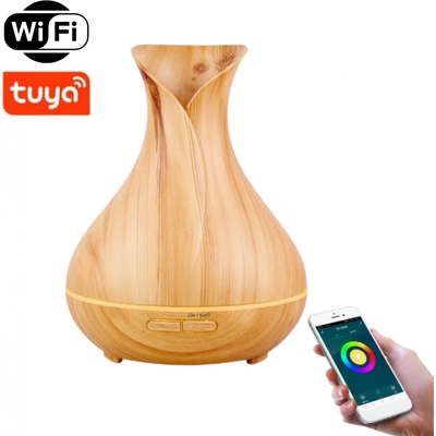 Smart Aroma difuzér Dituo světle hnědé dřevo 400 ml