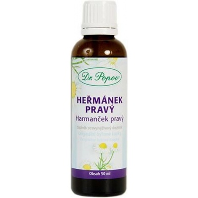 Dr. Popov Bylinné kvapky rumanček pravý 50 ml