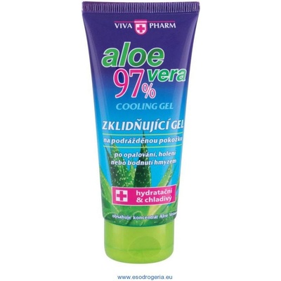 Vivapharm Aloe vera chladivý gél po opaľovaní 97% v tube 100 ml
