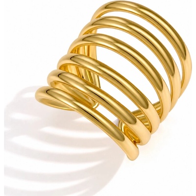 Olivie 10356 viacvrstvový prsteň GOLD