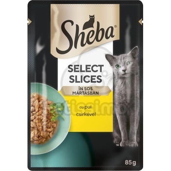 Sheba Select Slices мокра храна за котки - пилешко 85 г
