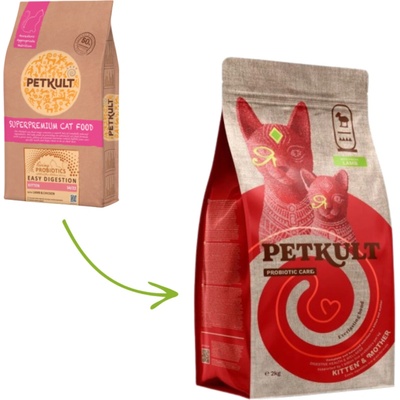 Petkult Cat Probiotics Kitten&Mother Lamb 2 kg