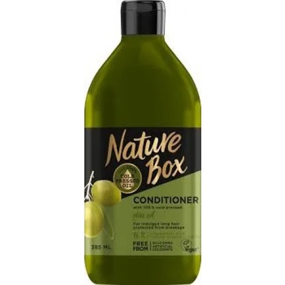 Nature Box Olive Oil Балсам против накъсване за дълга коса с масло от маслина 385мл
