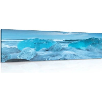 Obraz ledové kry - 135x45