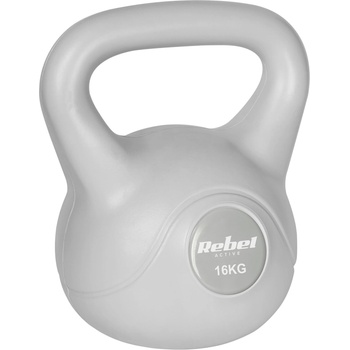 REBEL ACTIVE Bitumenový kettlebell 16 kg