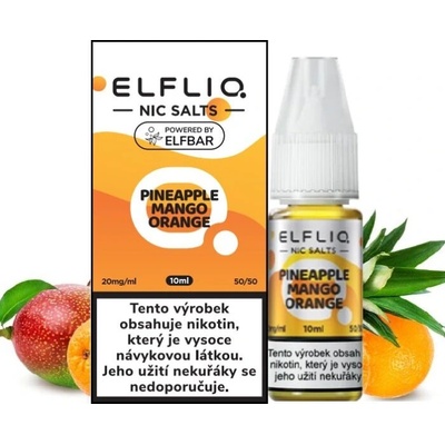 Elf Bar ELFLIQ Nic SALT Pineapple Mango Orange 10 x 10 ml 20 mg