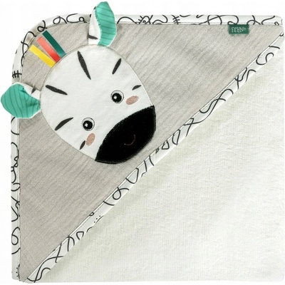 BABY FEHN Ručník s kapucí zebra DoBabyDoo