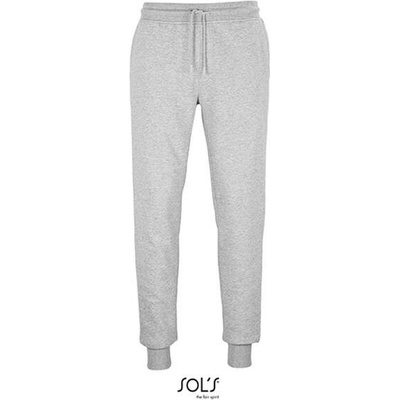 SOĽS Unisex tepláky SL03810 Šedá melanž