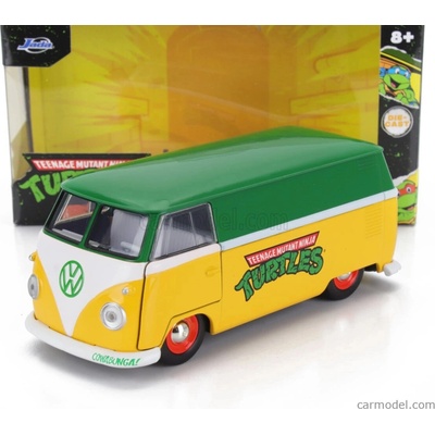 Jada Volkswagen T1 Van 1962 Ninja Turtles Tartarughe Ninja Černá Zelená 1:32