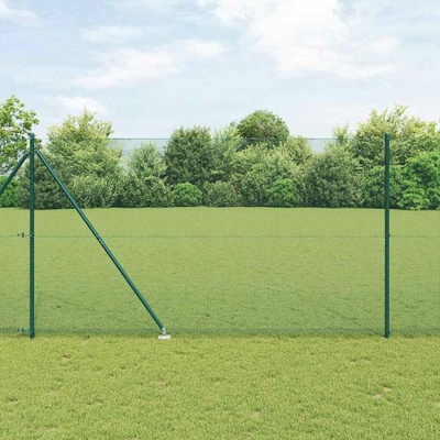 vidaXL Svařované drátěné ploty s hroty 50 x 1,5 m Ocel potažená PVC