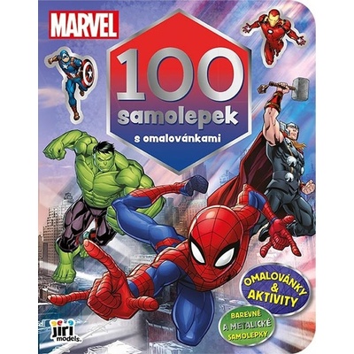 100 samolepek s omalovánkami Marvel – Zboží Dáma
