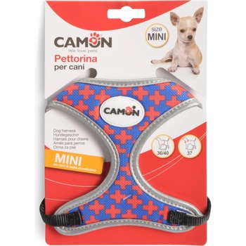 Camon Harness Bicolor Mini - Регулируем нагръдник за кучета от мини породи , вратна обиколка до 37см. и гръдна от 36 до 40 см