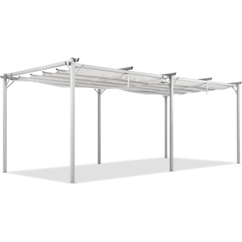 Garden Point Бяла пергола за тераса La Palma 3x6m Garden Point (GAP840)