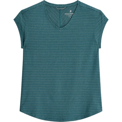 Royal Robbins Дамска тениска Royal Robbins Women's Vacationer V-Neck S/S T-shirt - Balsam Str (916-4587-0512)