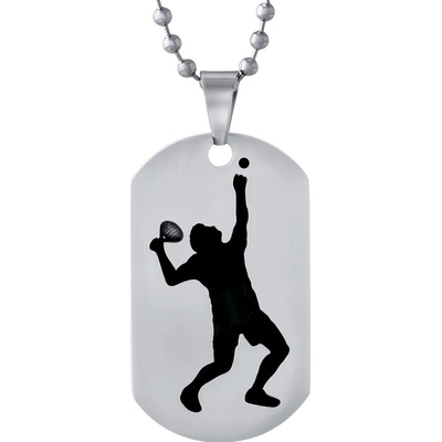 SILVEGO Přívěsek z chirurgické oceli včetně řetízku RRC0884-T