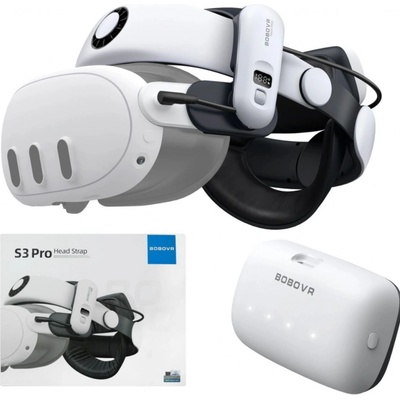 BOBOVR S3 Pro odlehčovací popruh na baterie pro Meta Quest 3 – Sleviste.cz