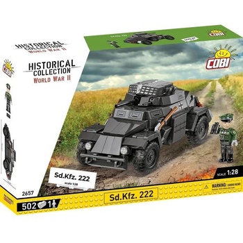 COBI II WW Sd. Kfz. 222, 1: 28, 502 к, 1 ф