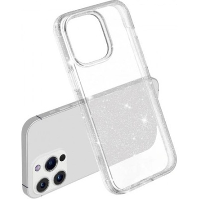 Mobi-Fon Силиконов кейс Shine 2 mm брокатен, За iPhone 16 Pro Max (6.9), Прозрачен (IPH-16PMAX-009)