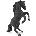 Papo Фигурка Papo Horses, foals and ponies - Изправен кон, черен (51522)