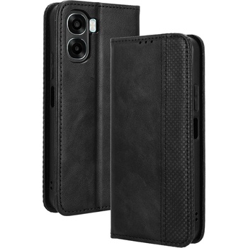 OPPO Кожен Калъф Портфейл за Oppo A6x 5G / A6x 4G - Ретро дизайн, Магнитен, Стойка, Слотове за Карти, Вкл. Протектор - 4 Цвята