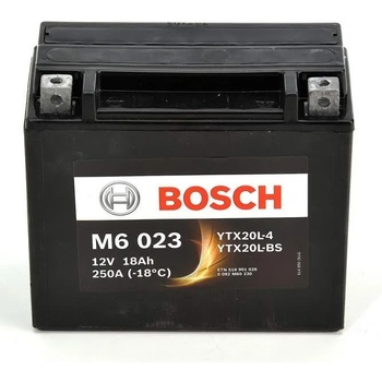 Image 1 of Bosch 18Ah 250A right+ YTX20L-BS