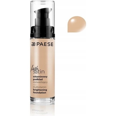 Paese Lush Satin Multivitamin Brightening Foundation Rozjasňující vitaminový make-up 32 Natural 30 ml