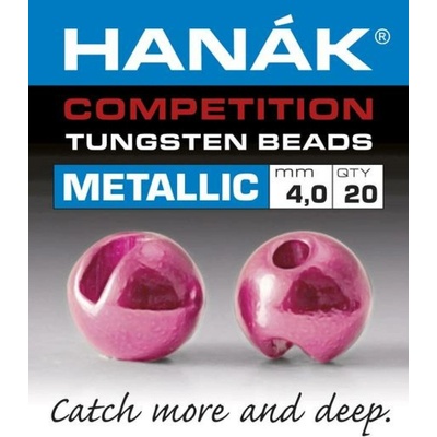 HANÁK - Wolframové hlavičky RŮŽOVÉ 4,6mm - 10ks