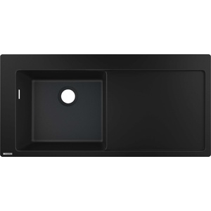 Hansgrohe - Гранитна мивка за вграждане S5110-F45, графитено черно 43330170 (43330170) Мивка за вграждане