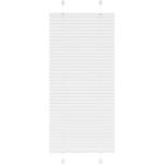 vidaXL Плисирана щора Бяла 60x100 cm Ширина на плата 59, 4 cm (4015475)