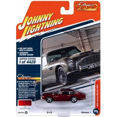 Johnny Lightning Aston Martin DB5 1966 vínový 1:64