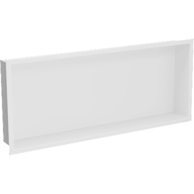 Mexen X-Wall-R вградена полица с фланец 75 x 30 см, бяла - 1920753010 (1920753010)