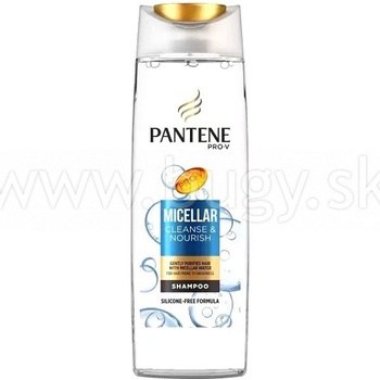 Pantene Pro V Micellar Purify & Nourish Shampoo Micelárny šampón pre čistotu a výživu vlasov bez silikónov 400 ml