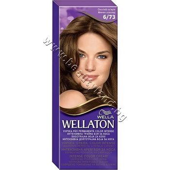 Wella Боя за коса Wellaton Intense Color Cream, 6/73 Milk Chocolate, p/n WE-3000048 - Трайна крем-боя за коса за наситен цвят, млечен шоколад (WE-3000048)