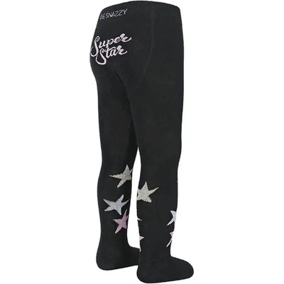 Kojenecké bavlněné punčocháčky SUPER STAR černá