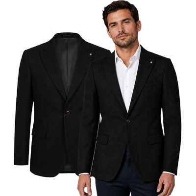 Frappoli pánske športovo elegantné sako 3479 čierna