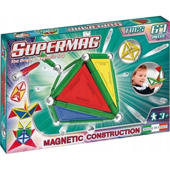 Supermag магнитен строителен комплект Tags primary 67ks (0152)
