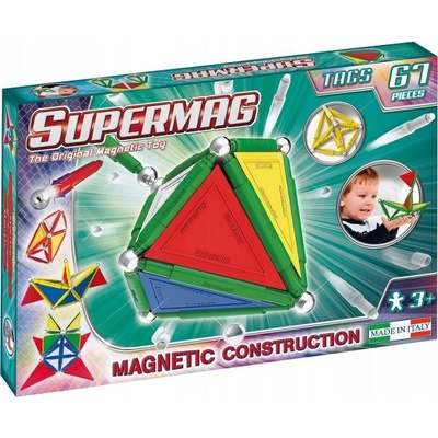 Supermag магнитен строителен комплект Tags primary 67ks