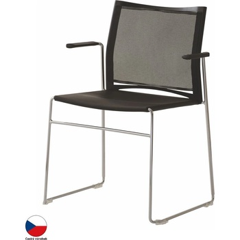 RIM Mesh židle s chromovými područkami WEB 950.110