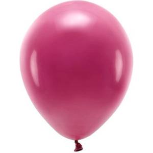 Party Deco Латексови Балони Пастел, Дълбоко Червено 30см (eco30p-082)