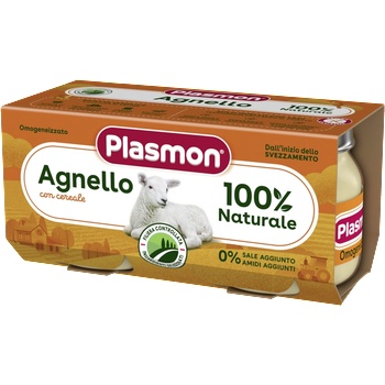 Plasmon ПЮРЕ АГНЕШКО МЕСО Plasmon, 6+М (1305)