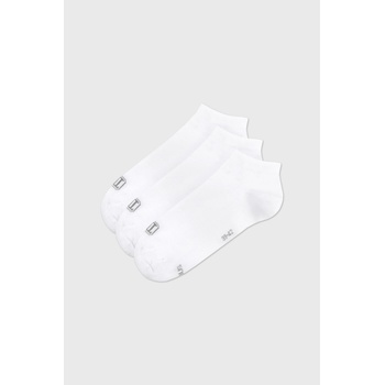 Lonka 3PACK бамбукови чорапи Desi I до глезена (Desi3P_White_pon)