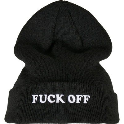 Mister Tee Бийни шапка в черен цвят Mister Tee Fuck Off UB-MT2150-00826 - Черен, размер one size