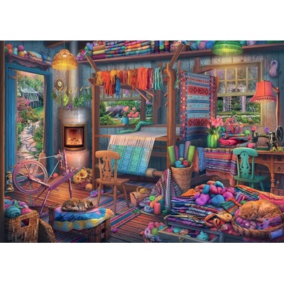 RAVENSBURGER Tkalcovská dílna 1000 dílků