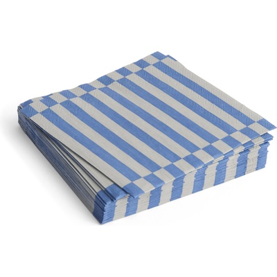 Hay Pattern Хартиени салфетки 33 x 33 см, сини райета, 20 бр (AE732-E139-AP93)