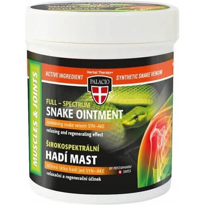 Masť Palacio Snake s hadím jedom na bolesti svalov a kĺbov 125 ml